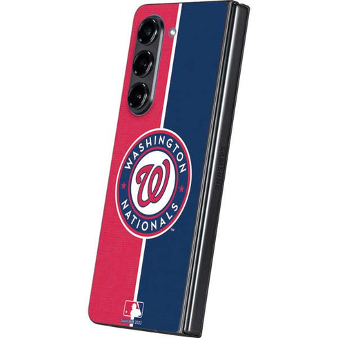 MLB Washington Nationals Split Galaxy Z Fold5 5G Skin